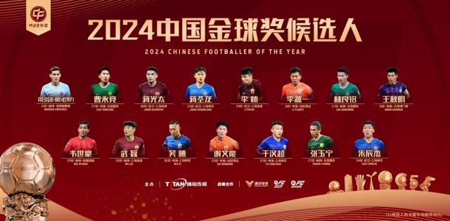 赛事投注-悬念几何？2024中国金球奖各奖项候选者名单揭晓！